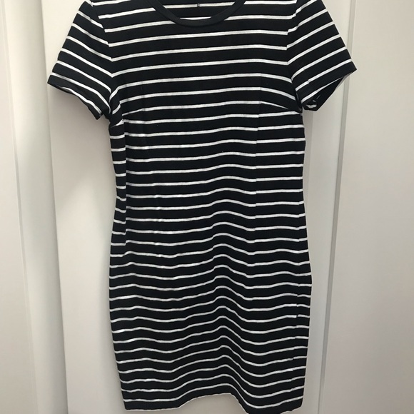 Striped T-shirt dress - Picture 1 of 2
